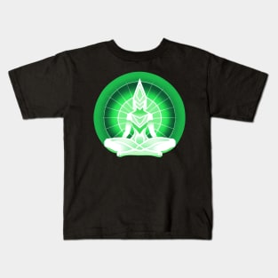 Aura Green Meditation 06 Kids T-Shirt